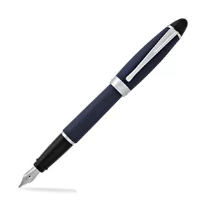 Aurora Ipsilon Satin Fountain Pen - Blue - Medium Point - New in Box B10B-M - Picture 1 of 1