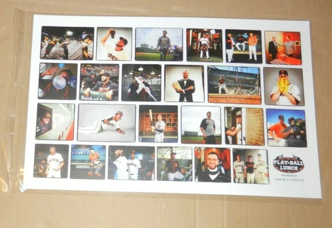 SF Giants Behind the Scene Fans Cheer Card Poster SGA PHOTO CRAWFORD PENCE POSEY Cover