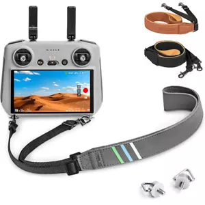 PU Leather Neck Strap Lanyard for DJI Mini 4 Pro/3 Pro RC2/RC/RC Pro Controller - Picture 1 of 21