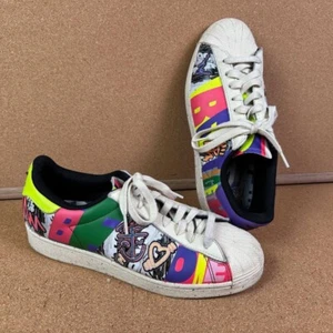 Adidas X Kris Andrew Superstar Pride Zapatilla Bordada Neón Para Hombre Talla 10 - Imagen 1 de 7