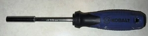 OEM Kobalt Tools Blue Handle 1/4” Hex Magnetic Nut Driver #337379 Used - Picture 1 of 3