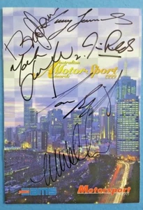 AUSTRALIAN MOTOR RACING AWARDS 1999 Racing Legends HAND SIGNED X 6 - Picture 1 of 8