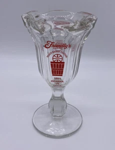 1991 Indiana vs UCLA Basketball Friendly's Peach Basket Festival Ice Cream Glass - Picture 1 of 5