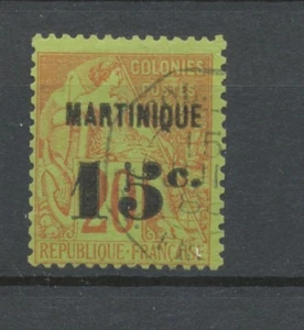 Colonies Françaises Martinique N°16 15 sur 20c Brique Obl Signé Calves N3086 - Imagen 1 de 2
