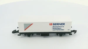 Märklín Mini-Club Berner Container Car Rail Train Freight Car Z Marklin - Picture 1 of 9