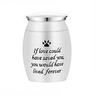 Mini Cremation Keepsake Urns For Pet Dogs Cats Ashes Steel Decorative Small Urn