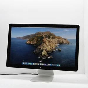 Apple Thunderbolt Display 27" LCD IPS - 2560 x 1440 - A1407 Webcam Mac Speakers - Picture 1 of 9