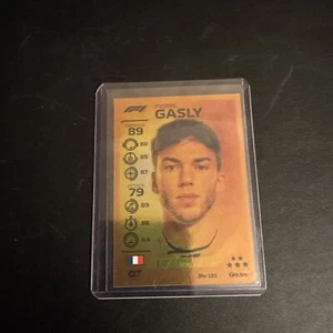 Pierre Gasly Gold Foil Best Ever Finish #181 Topps F1 Turbo Attax 2020 - Picture 1 of 4