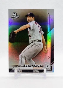 2019 Bowman Platinum JUSTIN VERLANDER ASTROS #10 - Picture 1 of 2