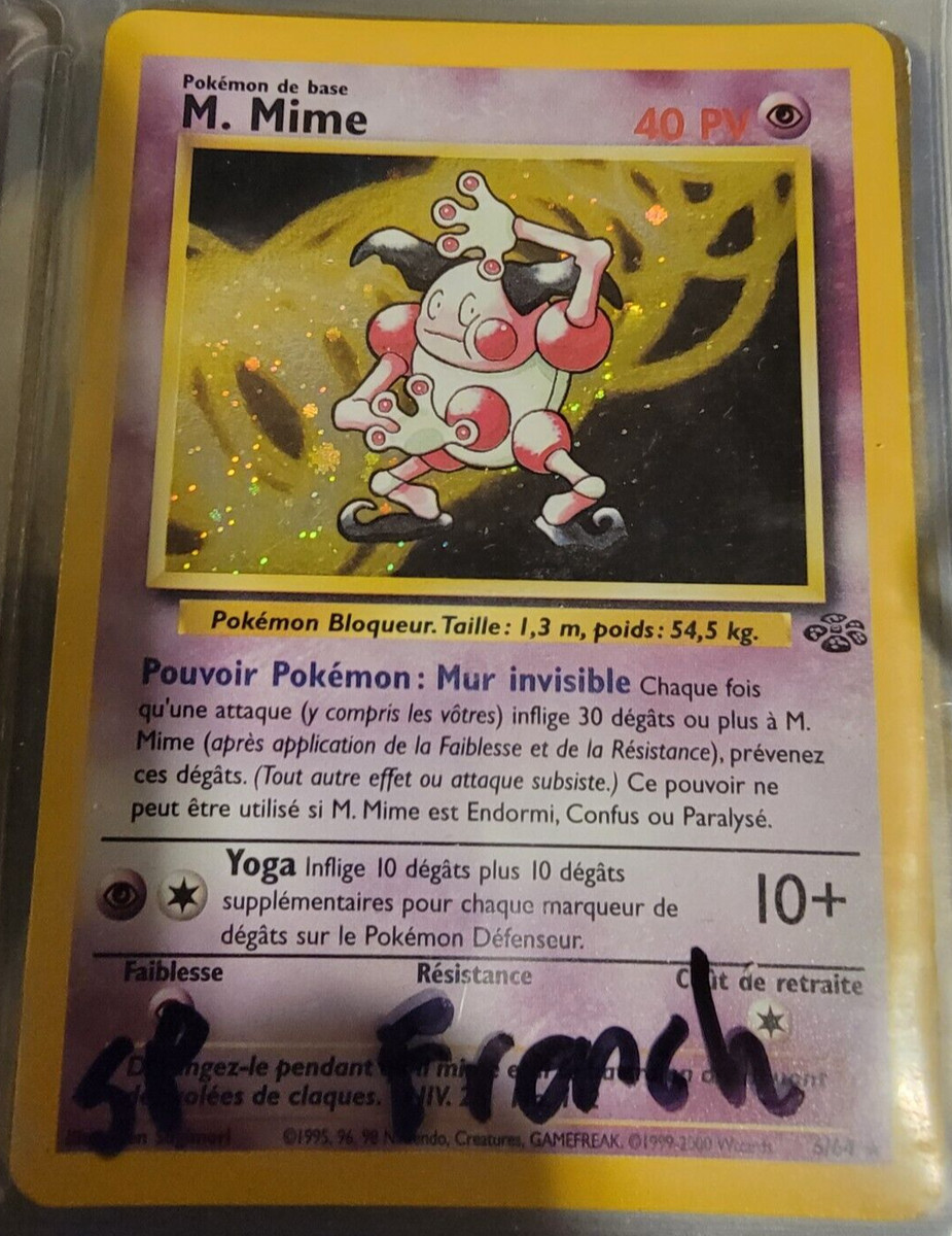 CGC 8.5 Mr. Mime 1999 Jungle 6/64 Holo Pokemon Card