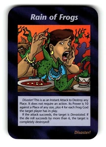 Rain of Frogs Card Unlimited INWO Illuminati New World Order Game - Picture 1 of 4