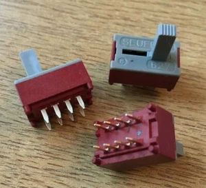 Interruttore a scorrimento DP3T 2x4 vie realizzato da Sueffer 2 PEZZI per ordine Z3699 - Foto 1 di 3