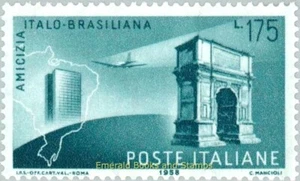 EBS Italy 1958 - Visit of President Gronchi to Brazil - Unificato 837 MNH** - Picture 1 of 1