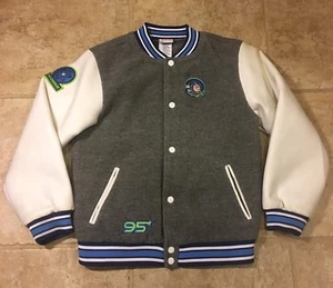 Vintage Disney Pixar Toy Story Buzz Lightyear Boys Size Large Varsity Jacket - Picture 1 of 11