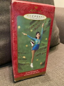Hallmark Ornament 2000 Kristi Yamaguchi pattinatore su ghiaccio olimpico #359 NUOVO IN SCATOLA - Foto 1 di 1