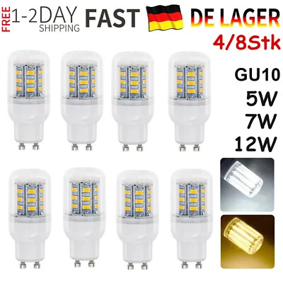 4X LED Birne GU10 Glühbirne Mais Lampe 5730 Energiesparlampen Strahler Lampe - Bild 1 von 4