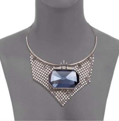 Auténtico collar Swarovski. Collar de zafiro azul. Nuevo. Piedra azul. Impresionante Foto 1 de 4