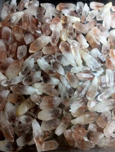 50g 70 PIEZAS + Fantasma Fantasma Rojo Lemuria CUARZO Punto de Cristal y Pirámide Fantasma Fantasma - Imagen 1 de 10