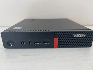 Lenovo ThinkCentre M910q Tiny Mini PC i7-7th 16GB DDR4 RAM 256GB SSD WiFi - Picture 1 of 5