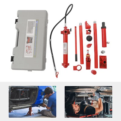 12 Ton Hydraulic Jack Body Frame Porta Power Repair Kit Auto Shop Tool Lift Ram - Image 1 of 4