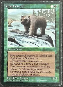 MAGIC~ORSO GRIZZLY~FBB~FOREIGN BLACK BORDERED~1 EDIZIONE~ITA~VG - Imagen 1 de 2