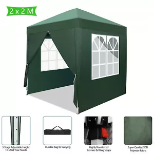 Tenda ombreggiante gazebo istantaneo da esterno a baldacchino 6,5x6,5 piedi con altezza regolabile - Foto 1 di 18