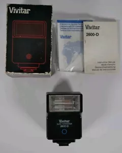 Vivitar Auto Thyristor 2600 D Flash Untested - Picture 1 of 15