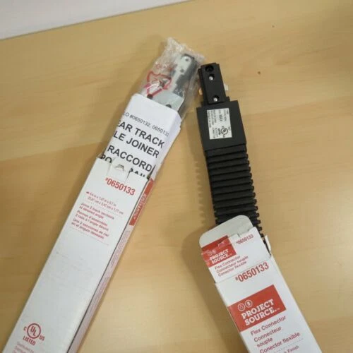 Lote de 2 conectores flexibles Project Source acabado negro mate Foto 1 de 3