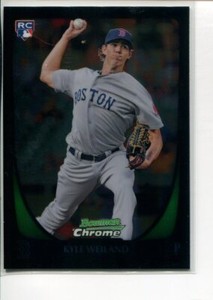 2011 Bowman Chrome Draft Kyle Weiland RC #102 Boston Red Sox