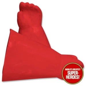 Mego Captain America Red Rubber Gloves For 8” Action Figure WGSH Parts Lot  - Picture 1 of 3