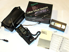 VINTAGE 1992 MOTOROLA DYNASTY CELLULAR MOBILE PHONE! BOX & CARRY CASE! MANUALS!