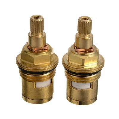 1-Paar Keramik-Oberteil Ventiloberteil Messing Wasserhahn 1/2 Ventil Hahn. - Bild 1 von 4