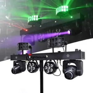 5in1 Strobe Moving Head Par Laser Dj Lights Party GigBar Light System Stand - Picture 1 of 5