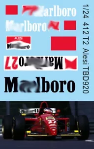 1/24 Decals per Ferrari 412 T2 Jean Alesi 1995 TBD920 - Imagen 1 de 1