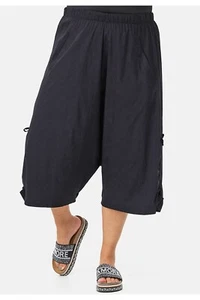 KEKOO Lässigliebling! Harems-Hose 52-54 (4) tiefer Schritt Capri-Länge schwarz - Bild 1 von 4
