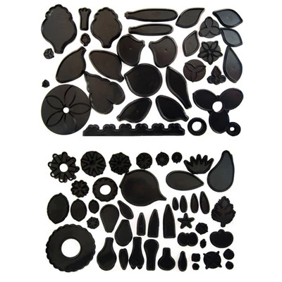 JEM 2 Flower Floral Leaf Roses Orchid Petals Decorating Sugarcraft Cutter 75 Pk - Image 1 of 2