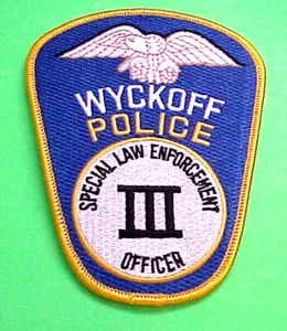 PARCHE DE POLICÍA DE 5" WYCKOFF NUEVA JERSEY NJ (OFICIAL ESPECIAL DE POLICÍA) - Imagen 1 de 1
