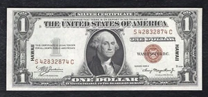 FR. 2300 1935-A $1 ONE DOLLAR “HAWAII” SILVER CERTIFICATE CHOICE UNCIRCULATED (B - Picture 1 of 2