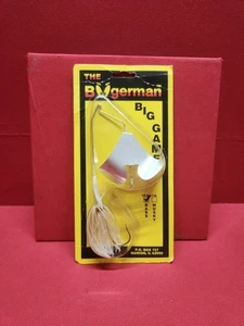 Vintage The Boogerman Big Game Buzzbait 1/2 oz Neu Orignal Silber/Weiß Glimmer - Bild 1 von 11