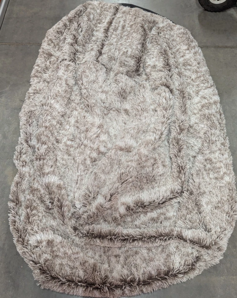 Funda de bolsa de frijoles para sofá mullida gigante ~ 6 pies - solución versátil de almacenamiento y relajación Foto 1 de 4