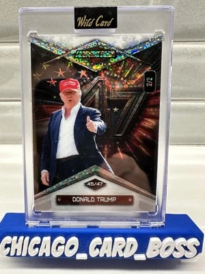 2025 Wild Card Alumination Donald J. Trump President Inauguration Edition 2/2 - Image 1 of 4