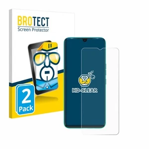 2x Display Schutz Folie für Tecno Spark 7 Zubehör Transparent - Zdjęcie 1 z 6