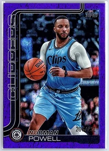 2025-26 Topps NBA Norman Powell Purple Holo Foil /250 #144 Clippers - Bild 1 von 10
