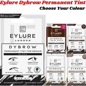Eylure Dybrow Permanent Tint Eye Brows Dye Color Kit Activator Cream Tube Crayon - Picture 1 of 35