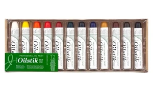 121502 Shiva Oil Paintstik, Professional Colors, Set of 12 - Picture 1 of 1