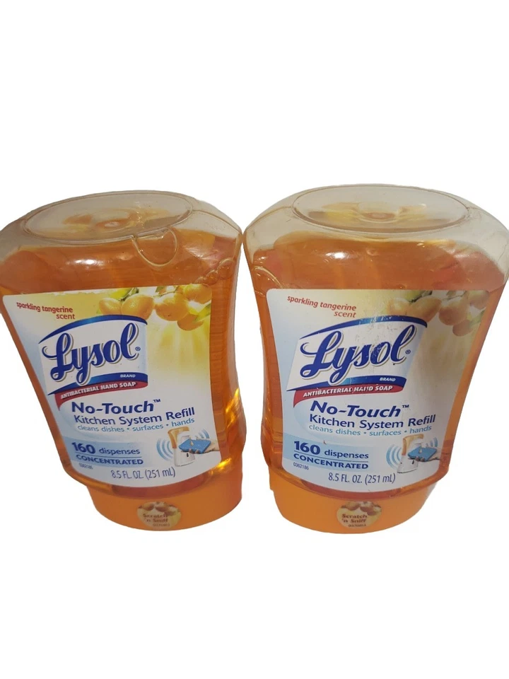 Lysol BRAND No Touch Kitchen Soap Refills Rac00311