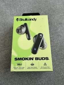 Skullcandy Smokin' Buds XT True Wireless in-Ear Earbuds True Black Brand New - Picture 1 of 4