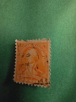 US Stamp 1932 George Washington Bicentennial 6c NH Canceled Collectible Gift - Image 1 of 3