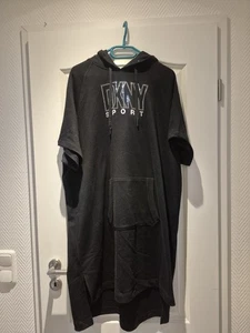 Donna Karen DKNY Sport Kapuzen Kleid Gr. 50 in Schwarz - Bild 1 von 4