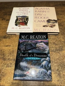 M.C. Beaton Agatha Raisin & Hannish Macbeth Series lot of 3 hardcover books - Picture 1 of 2